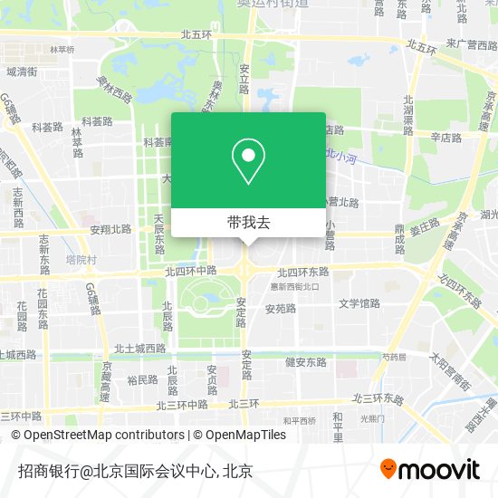 招商银行@北京国际会议中心地图