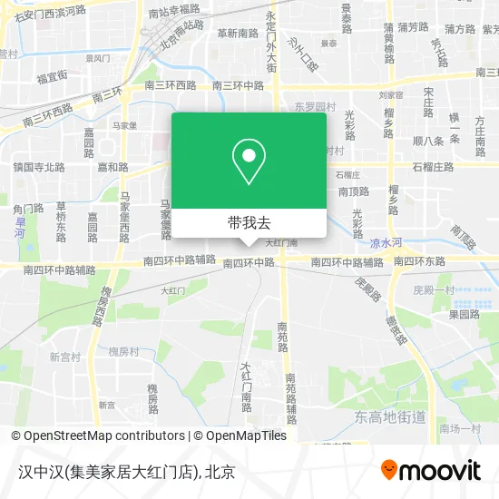 汉中汉(集美家居大红门店)地图