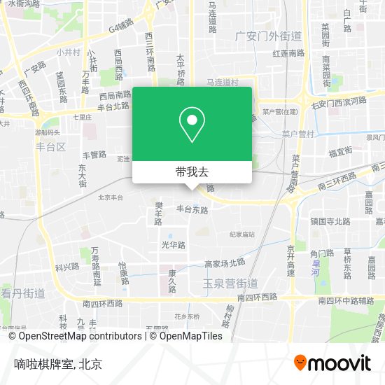 嘀啦棋牌室地图