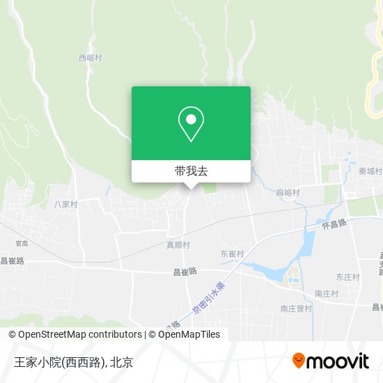 王家小院(西西路)地图