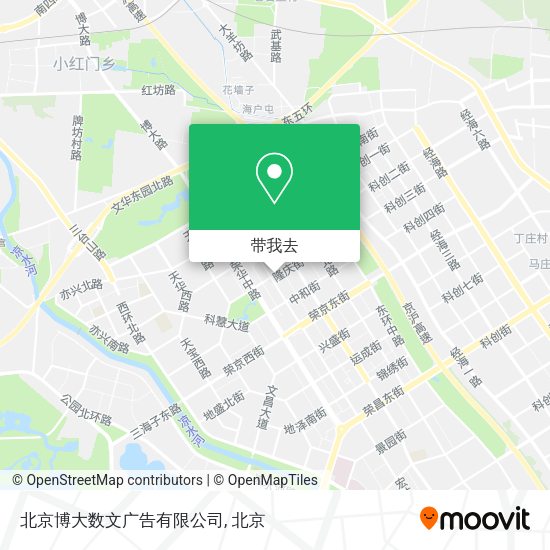 北京博大数文广告有限公司地图