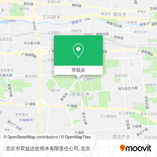 北京市双益达饮用水有限责任公司地图