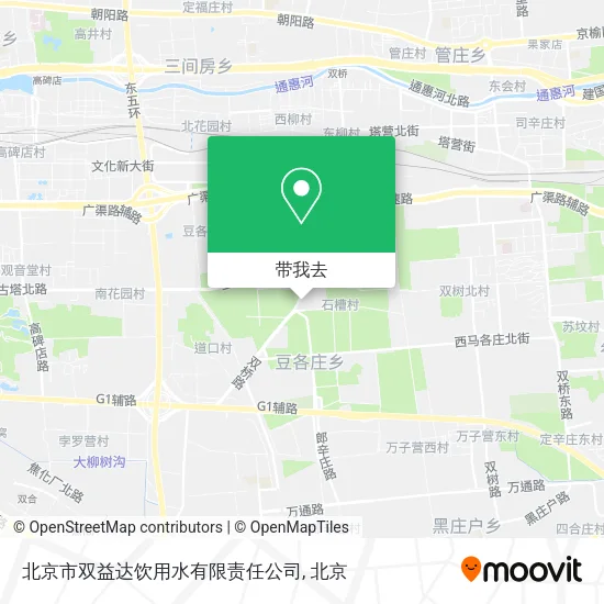北京市双益达饮用水有限责任公司地图