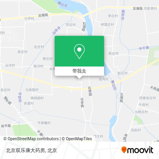 北京双乐康大药房地图