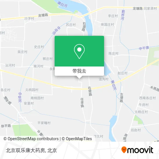 北京双乐康大药房地图