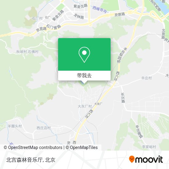 北宫森林音乐厅地图
