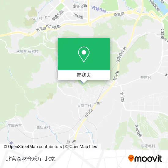 北宫森林音乐厅地图