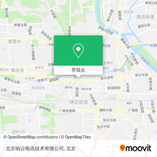 北京响云电讯技术有限公司地图
