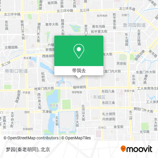 梦园(秦老胡同)地图