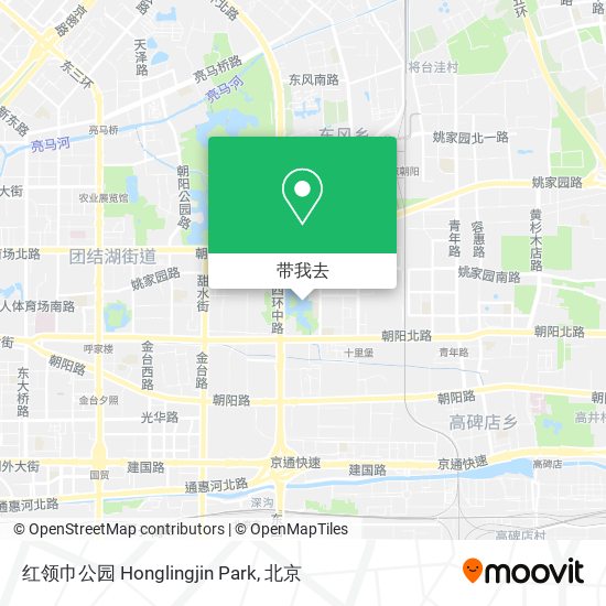 红领巾公园 Honglingjin Park地图