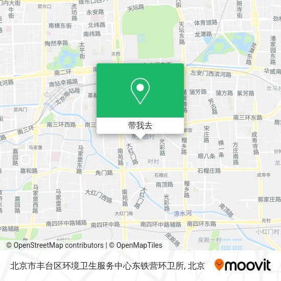 北京市丰台区环境卫生服务中心东铁营环卫所地图