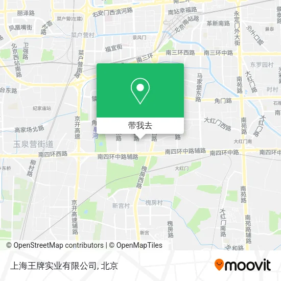 上海王牌实业有限公司地图