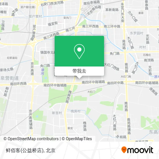 鲜佰客(公益桥店)地图
