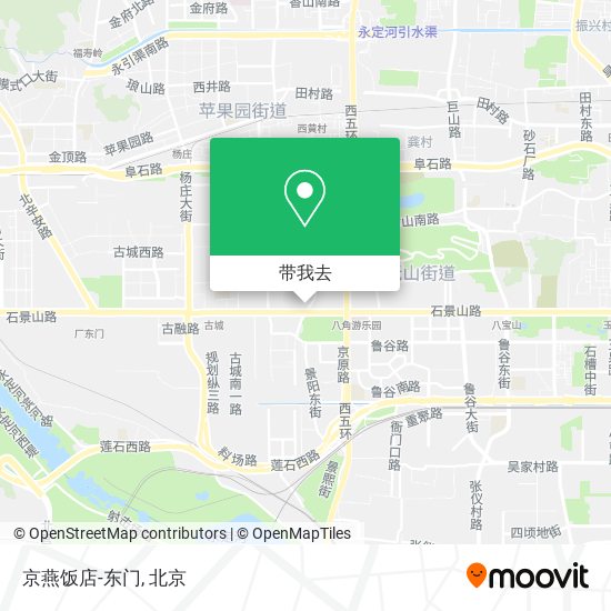 京燕饭店-东门地图