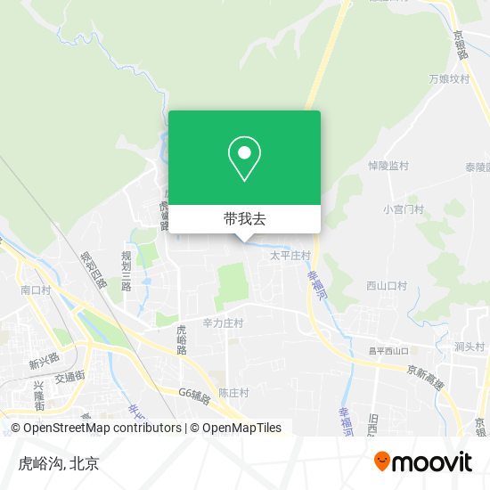 虎峪沟地图