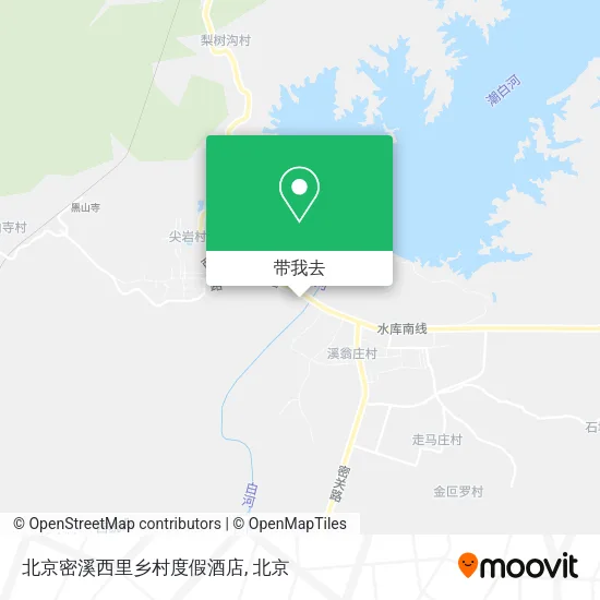 北京密溪西里乡村度假酒店地图