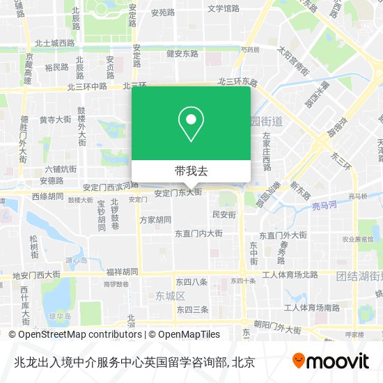 兆龙出入境中介服务中心英国留学咨询部地图
