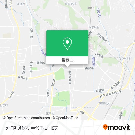 泉怡园度假村-垂钓中心地图