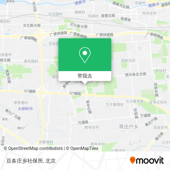 豆各庄乡社保所地图