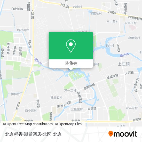 北京稻香·湖景酒店-北区地图