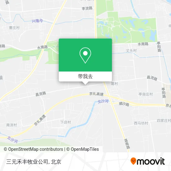 三元禾丰牧业公司地图