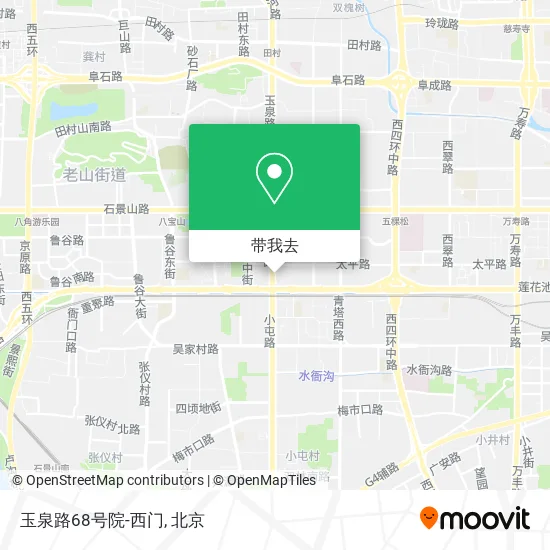 玉泉路68号院-西门地图