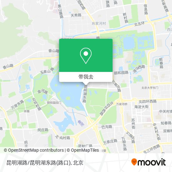 昆明湖路/昆明湖东路(路口)地图
