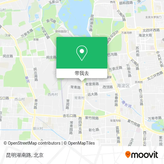 昆明湖南路地图