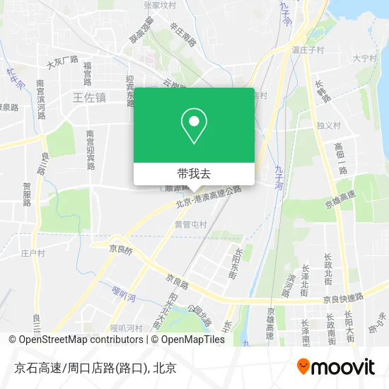 京石高速/周口店路(路口)地图
