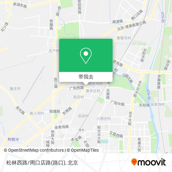 松林西路/周口店路(路口)地图