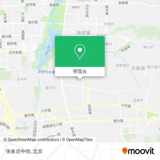 张各庄中街地图