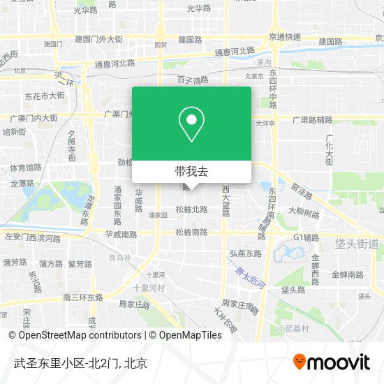 武圣东里小区-北2门地图