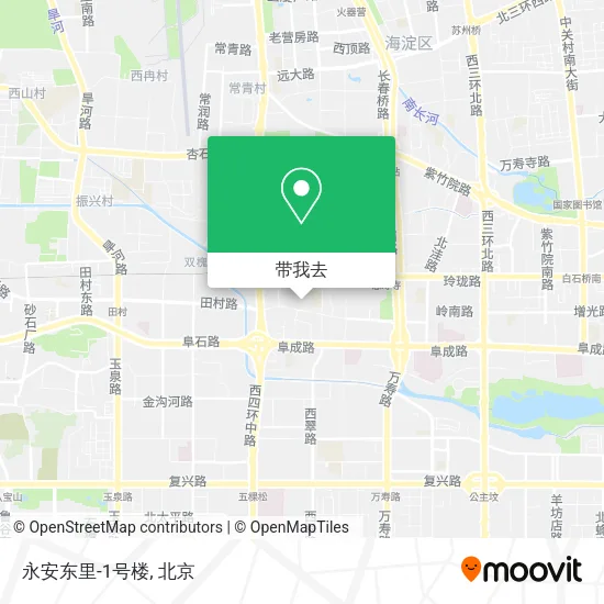 永安东里-1号楼地图