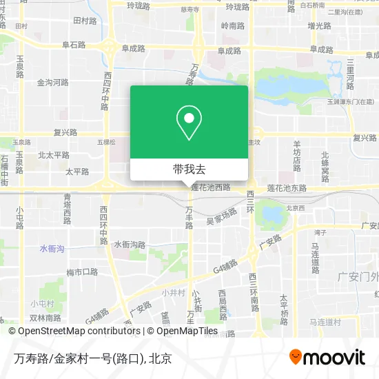 万寿路/金家村一号(路口)地图