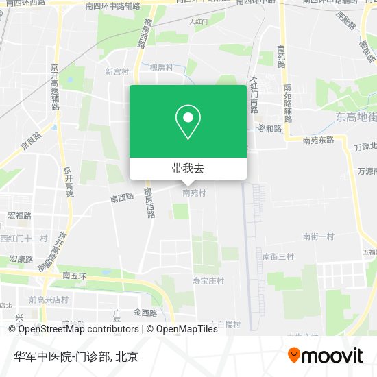 华军中医院-门诊部地图