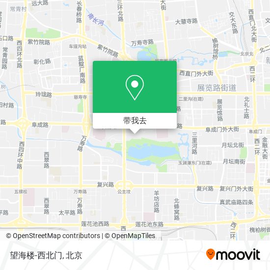 望海楼-西北门地图