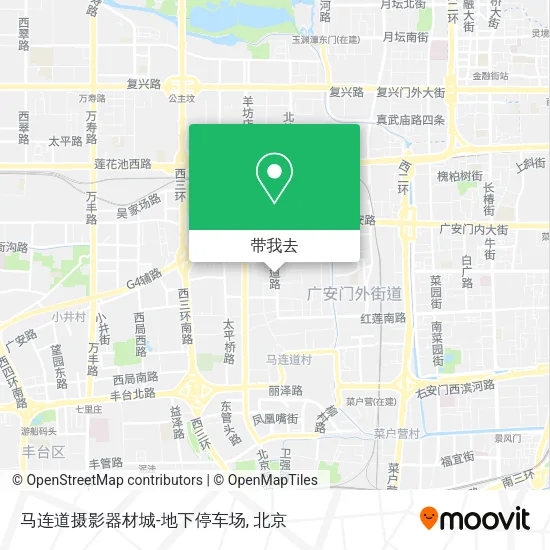 马连道摄影器材城-地下停车场地图