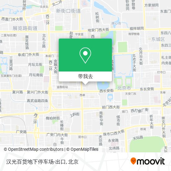 汉光百货地下停车场-出口地图