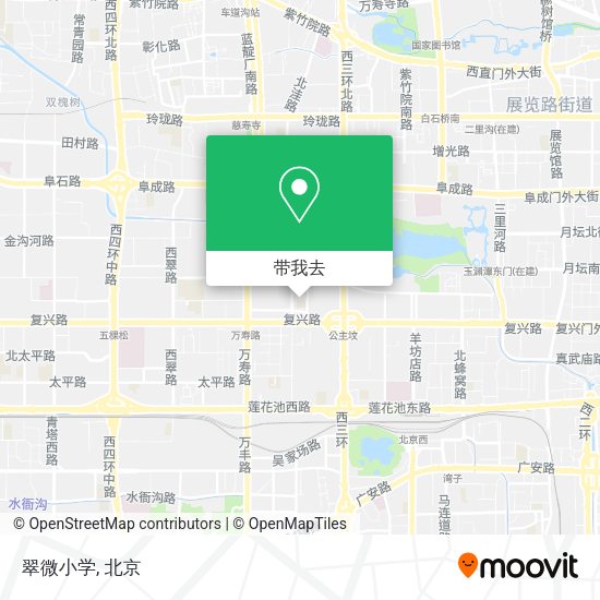 翠微小学地图