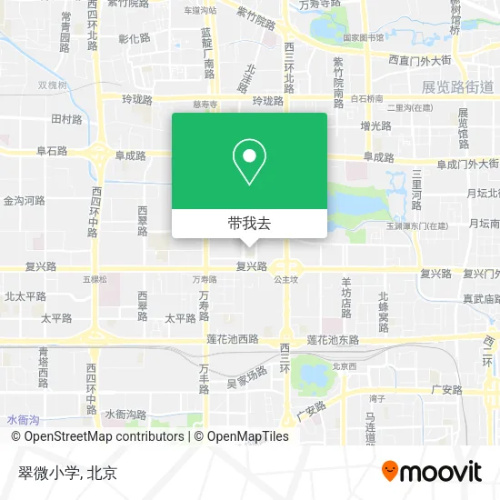 翠微小学地图