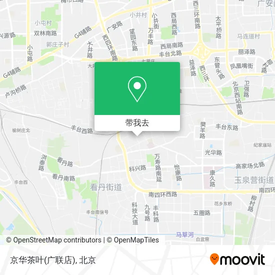 京华茶叶(广联店)地图