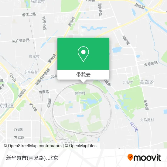 新华超市(南皋路)地图