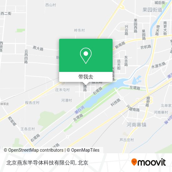 北京燕东半导体科技有限公司地图