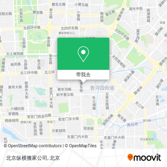 北京纵横搬家公司地图