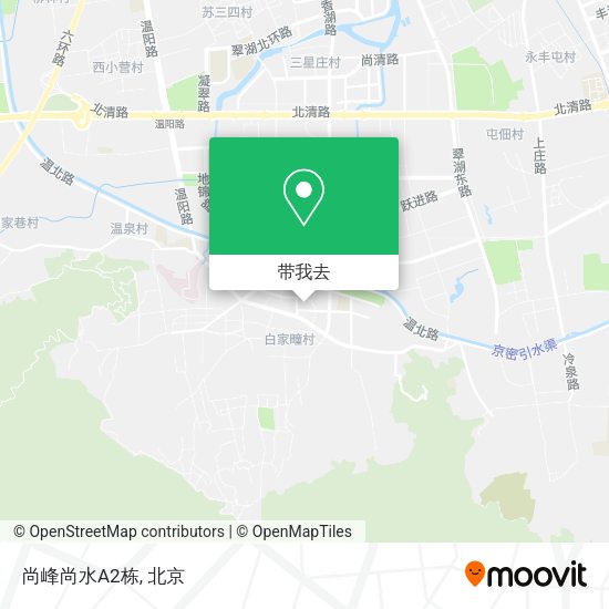 尚峰尚水A2栋地图