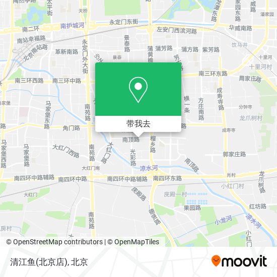 清江鱼(北京店)地图