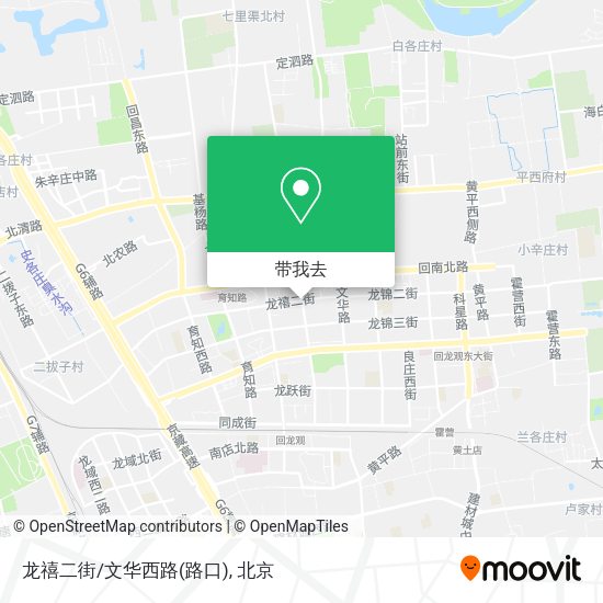 龙禧二街/文华西路(路口)地图