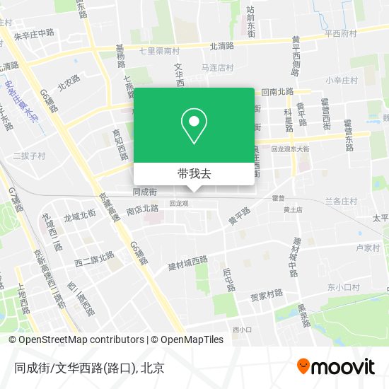 同成街/文华西路(路口)地图