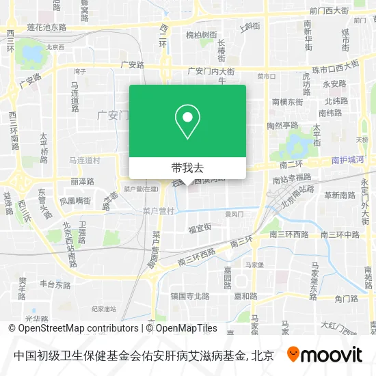 中国初级卫生保健基金会佑安肝病艾滋病基金地图