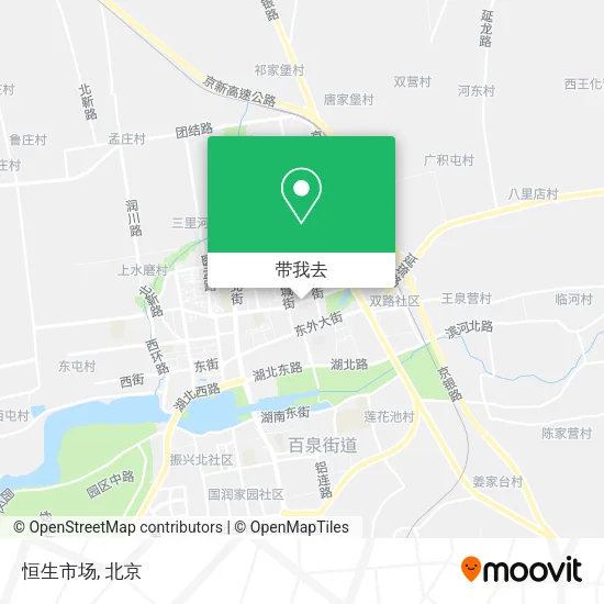 恒生市场地图